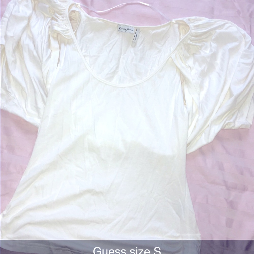 Guess white shirt